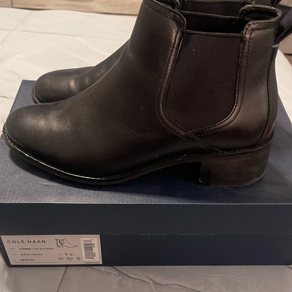 Cole Haan Black Chelsea Boots